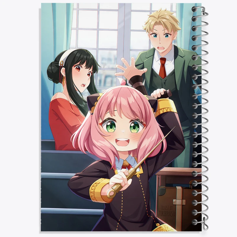 دفتر مشق 50 برگ خندالو طرح انیمه اسپای ایکس فمیلی (Spy x Family) کد N4266