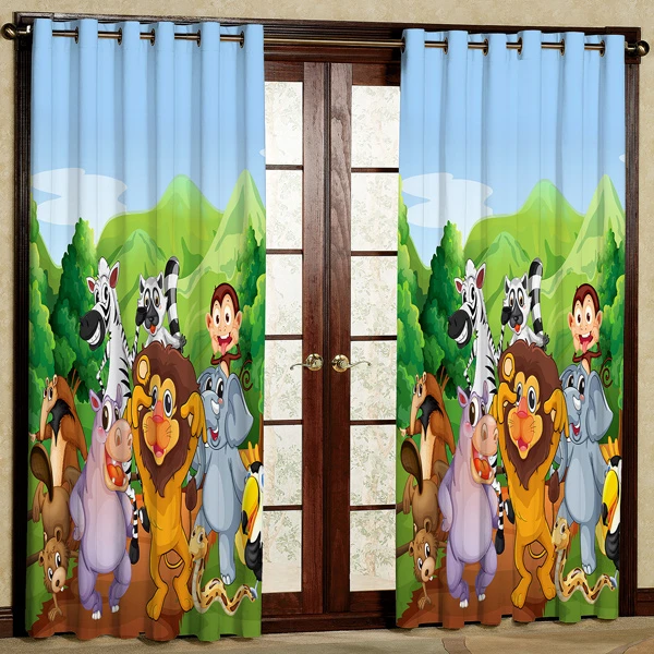 پرده مدل مخمل پانچی کد 7476 سایز 280x140 سانتی متر