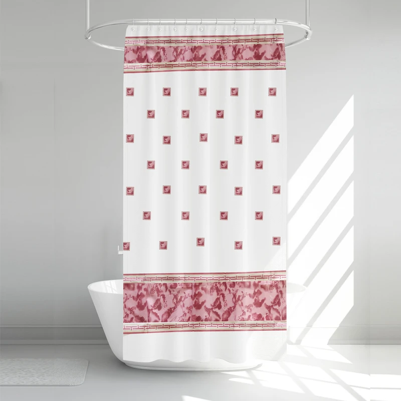 پرده حمام آرمیتا کد W018 سایز 180 × 200 سانتی‌ متر
