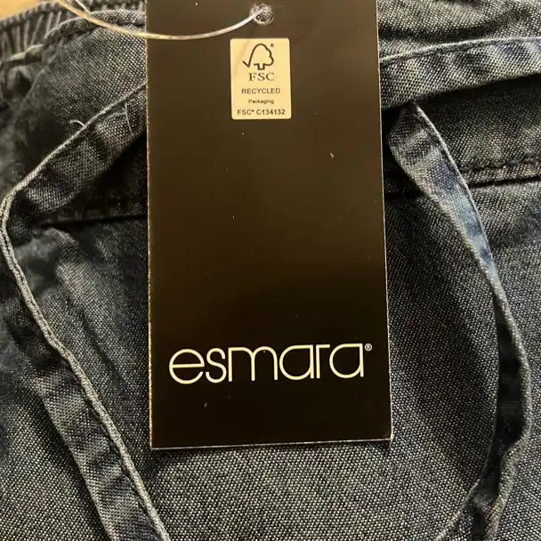 دامن زنانه اسمارا مدل جین کاغذی 2022