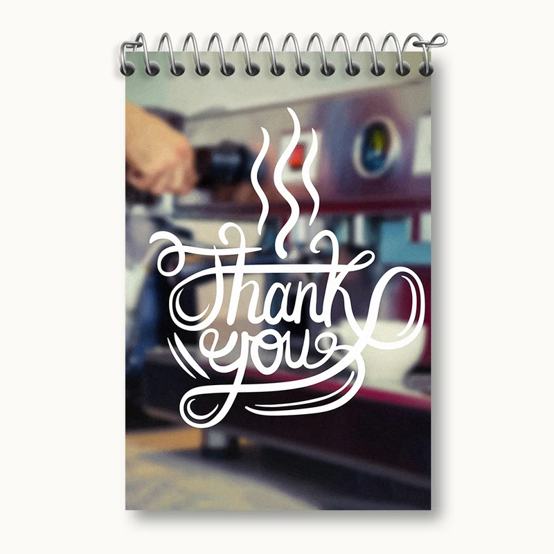 دفتر یادداشت 50 برگ خندالو مدل Thank You کد F1460