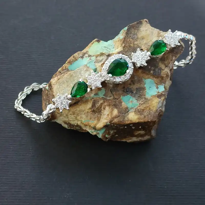 دستبند نقره زنانه مدل 30536