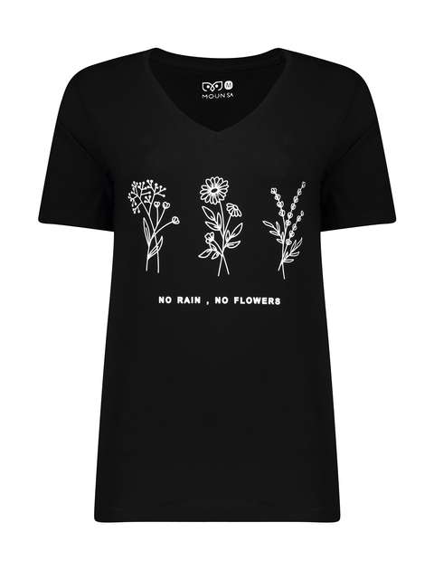 تی شرت زنانه مون‌سا مدل 163117099
