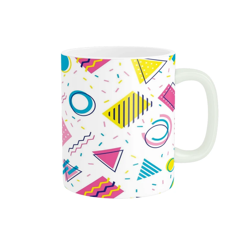 ماگ پاد آفرین مدل اشکال هندسی کد DKC131