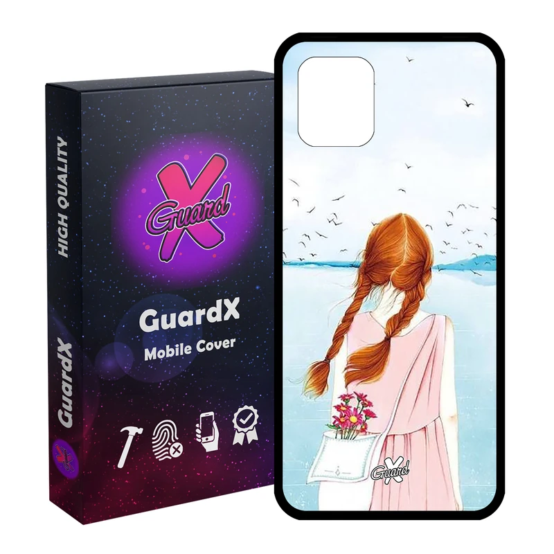 کاور گارد ایکس طرح دختر مدل Glass10213 مناسب برای گوشی موبایل سامسونگ Galaxy Note 10 Lite