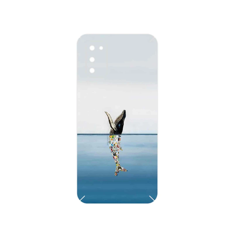 برچسب پوششی ماهوت مدل Collage of Sea Trash مناسب برای گوشی موبایل سامسونگ Galaxy A52 5G