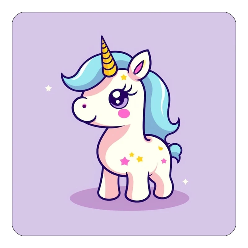 مگنت کاکتی طرح اسب تک شاخ و یونیکورن مدل mp29966