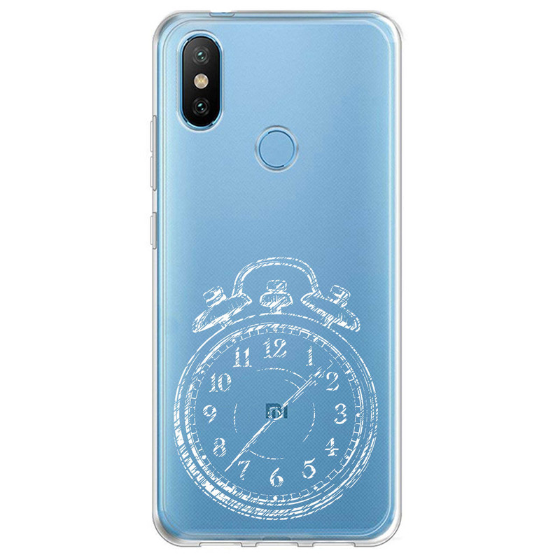 کاور مگافون طرح ساعت مدل C64-W مناسب برای گوشی موبایل شیائومی Redmi 6 Pro / Mi A2 Lite