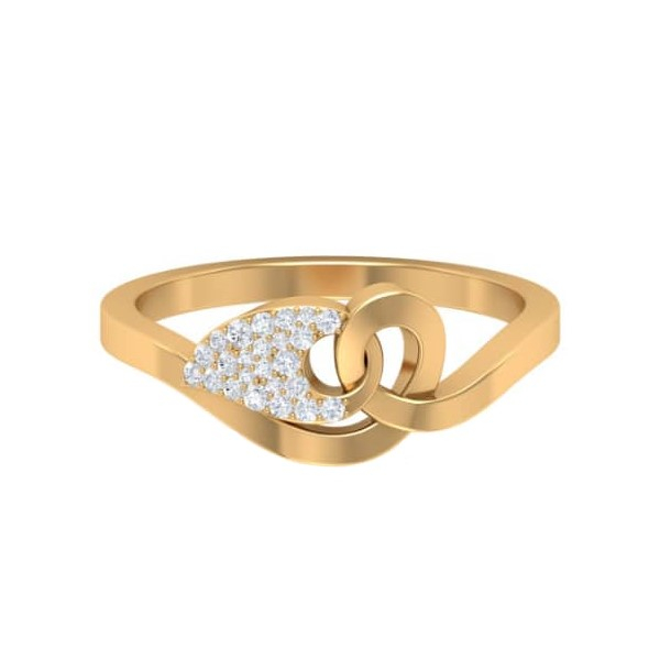  انگشتر طلا 18 عیار زنانه قیراط کد GH887