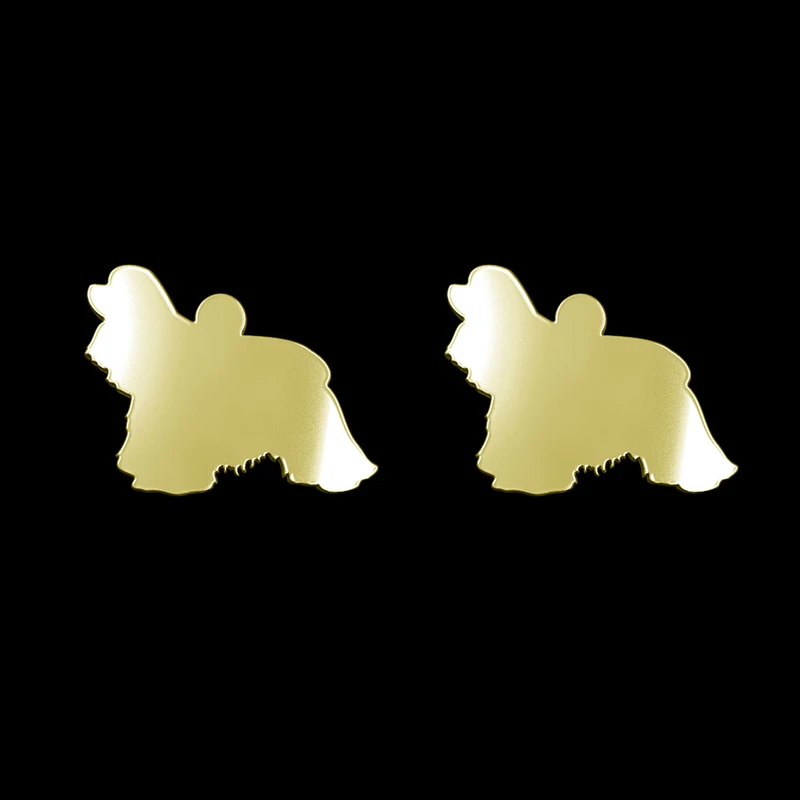 گوشواره طلا 18 عیار زنانه مدوپد مدل سگ کد GA1-16465