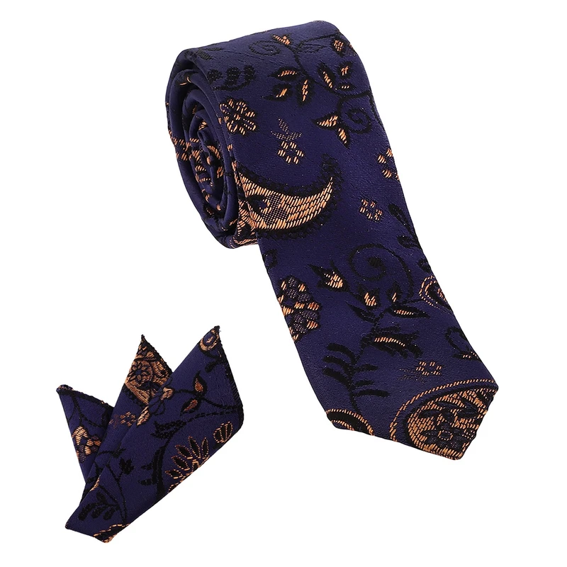 ست کراوات و دستمال جیب مردانه مدل نیوفشن کد 104