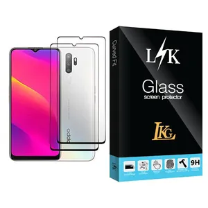LKG LK Glass MIX002 Screen Protector For Oppo A11 Pack Of 2