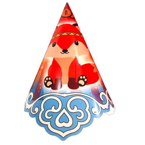 کلاه تولد مستر تم طرح روباه و سرخپوست پلاس