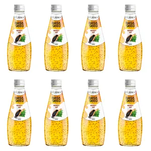 نوشیدنی تخم شربتی با طعم انبه السیما - 300 میلی لیتر بسته 8 عددی