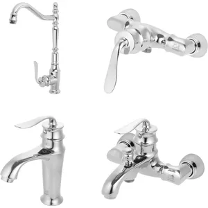 ست شیرآلات مدل افراشته مجموعه 4 عددی