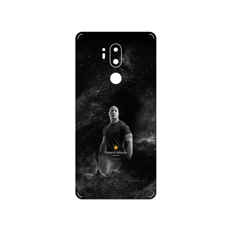 برچسب پوششی ماهوت مدل Dwayne Johnson مناسب برای گوشی موبایل ال جی G7 PLUS THINQ