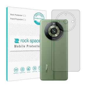 Rock space HyGEL model Transparent phone back protector suitable for Realme 11 Pro mobile phone