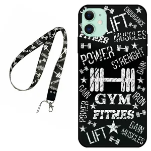 Megafone Gym 0010 Cover For Apple iPhone 11 Mobile Neckband