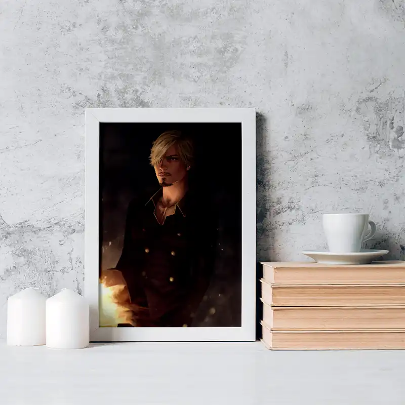 تابلو خندالو مدل سانجی انیمه وان پیس One Piece کد 17242