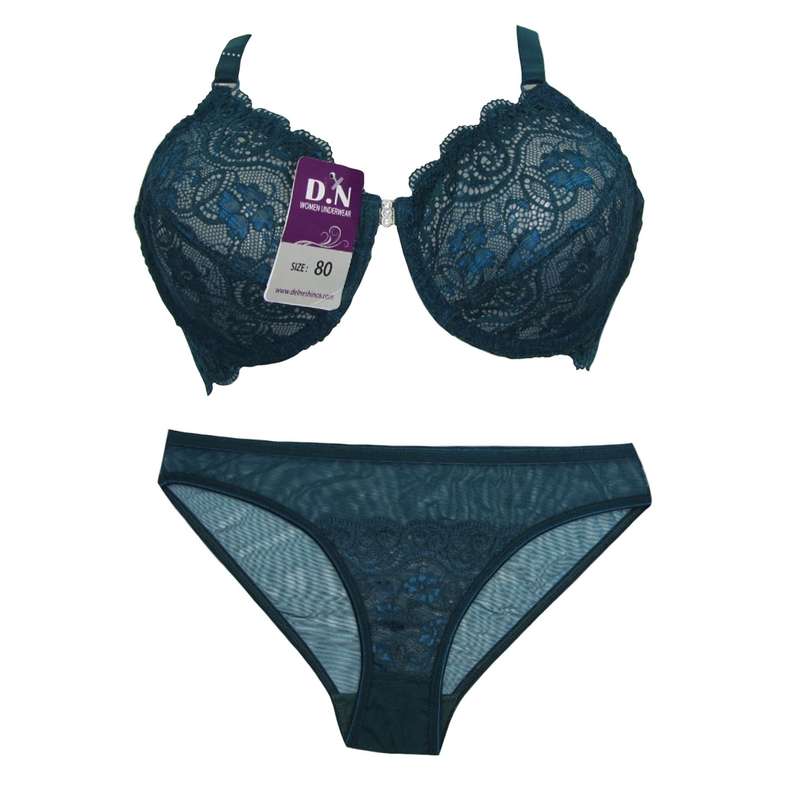 ست شورت و سوتین زنانه مدل 433 رنگ سبز