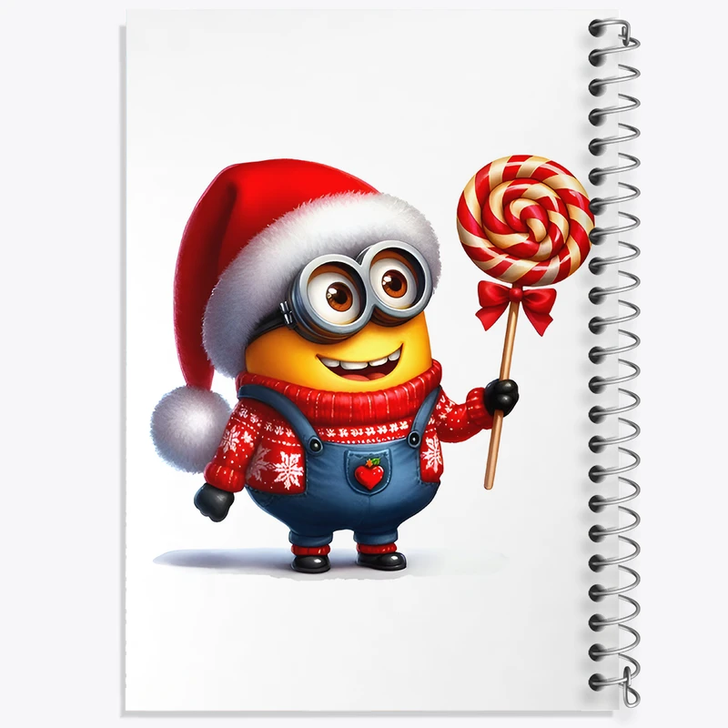 دفتر مشق 50 برگ خندالو طرح مینیون ها (Minions) کد F8391