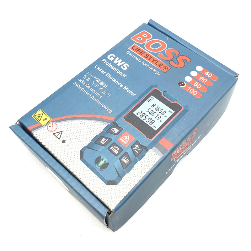 متر لیزری باس کد GWS-100 M