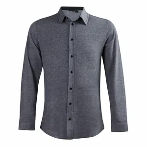 پیراهن آستین بلند مردانه مدل بدون جیب 