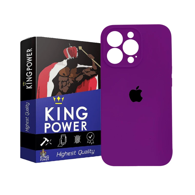 کاور کینگ پاور مدل سیلیکونی مناسب برای گوشی موبایل اپل Iphone 16 Promax