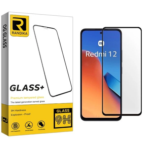 محافظ صفحه نمایش شیشه ای راندیکا مدل RK مناسب برای گوشی موبایل شیائومی Redmi 12
