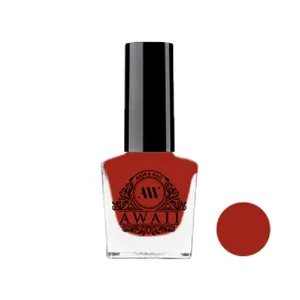 لاک براق ناخن آوایی مدل ساده شماره 117 رنگ جگری