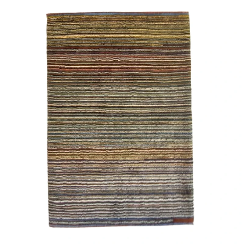 گبه فرش دستباف یک ونیم متری مدل بافت قشقای شیراز کد NKP.Z.N/57