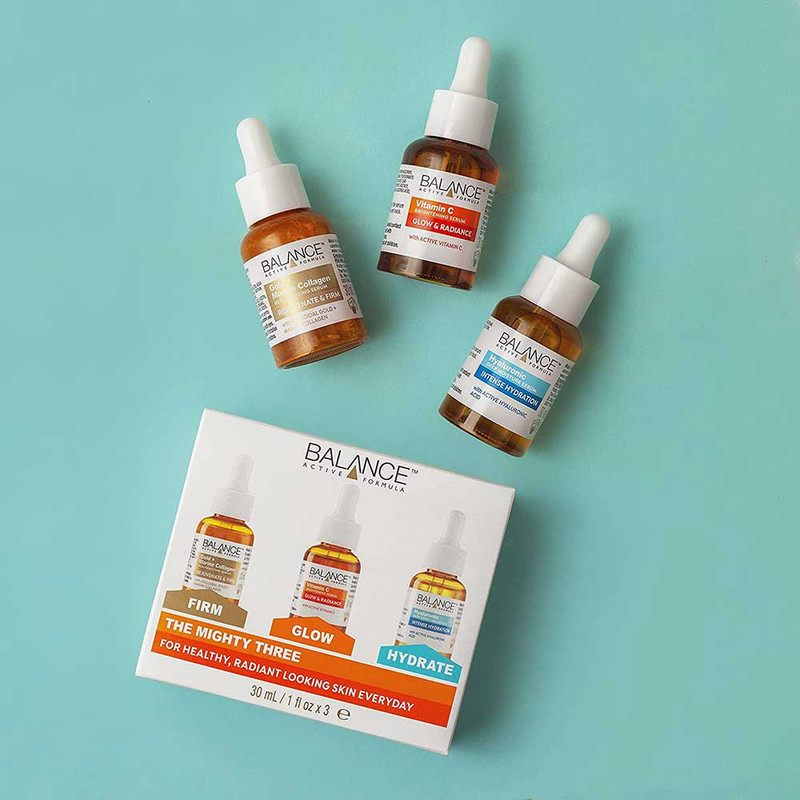سرم پوست بالانس مدل 3in1 حجم 30 میلی لیتر مجموعه 3 عددی