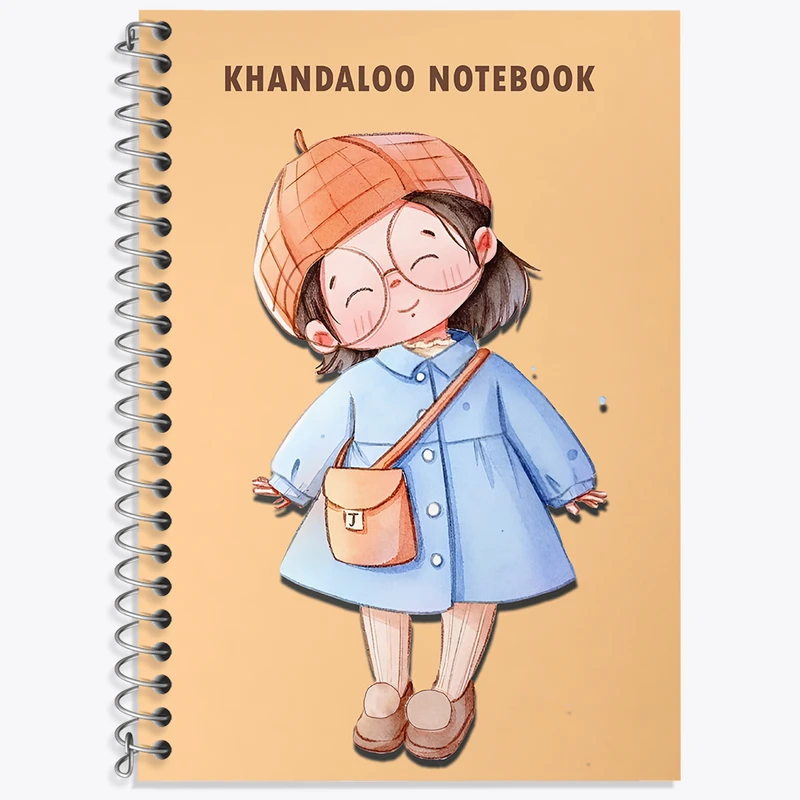 دفتر لغت 50 برگ خندالو طرح دخترانه بامزه کد N5909