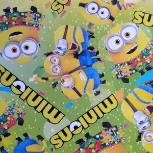 کاغذ کادو مدل مینیون سایز 50*70 سانتی متر مجموعه 5 عددی