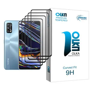 Cooling Olka Glass MIX004 Screen Protector For Realme 7 Pro Pack Of 4