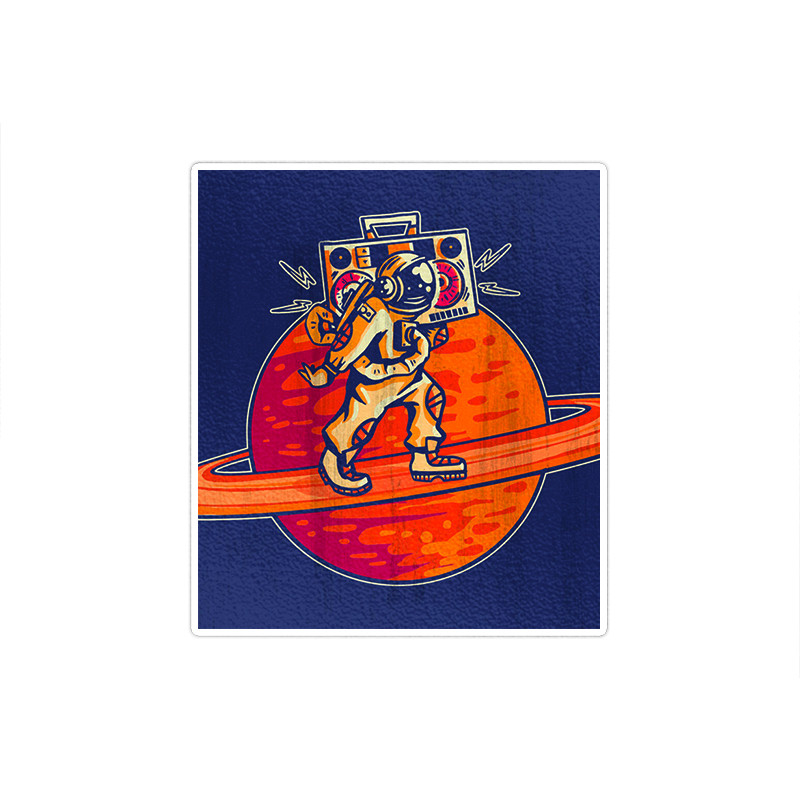 استیکر تزئینی موبایل و تبلت ماسا دیزاین مدل stkv084 طرح فضانورد