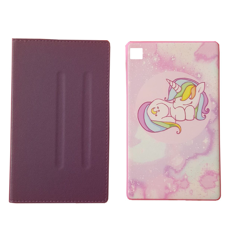 کیف کلاسوری مدل QASSS مناسب برای تبلت سامسونگ Galaxy Tab A7 Lite SM/T225 به همراه کاور