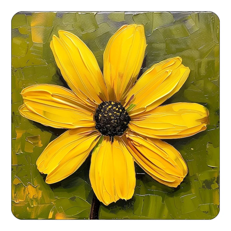 مگنت کاکتی طرح نقاشی رنگ روغن مدل mp70733