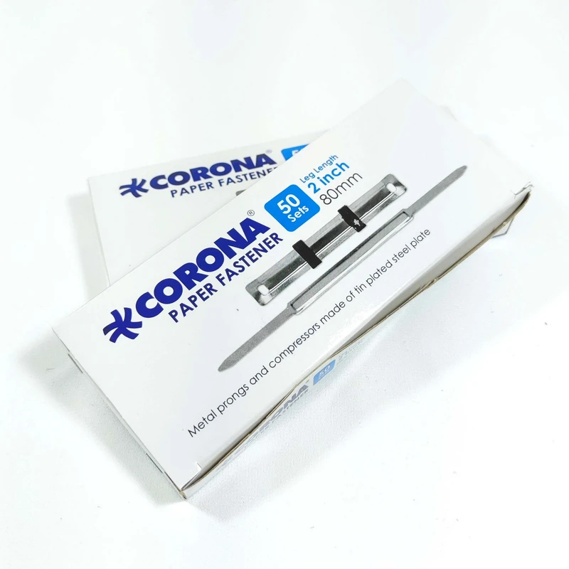 عکس شماره 3 : گیره پوشه کرونا مدل 80-s بسته 100عددی