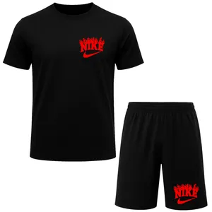 ست تیشرت آستین کوتاه و شلوارک راحتی مردانه مدل A38