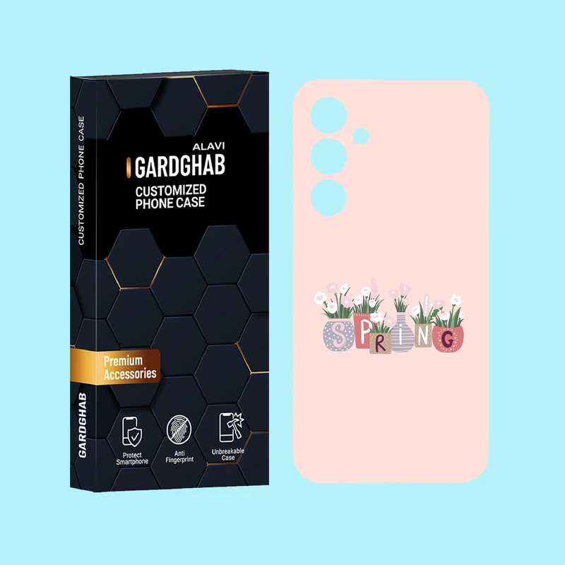 کاور گارد قاب علوی مدل گل مناسب برای گوشی موبایل سامسونگ Galaxy A55