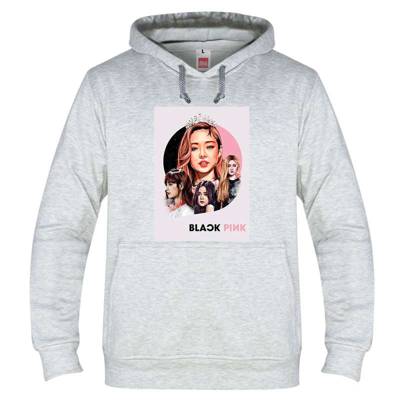 هودی زنانه طرح بلک پینک کد 170