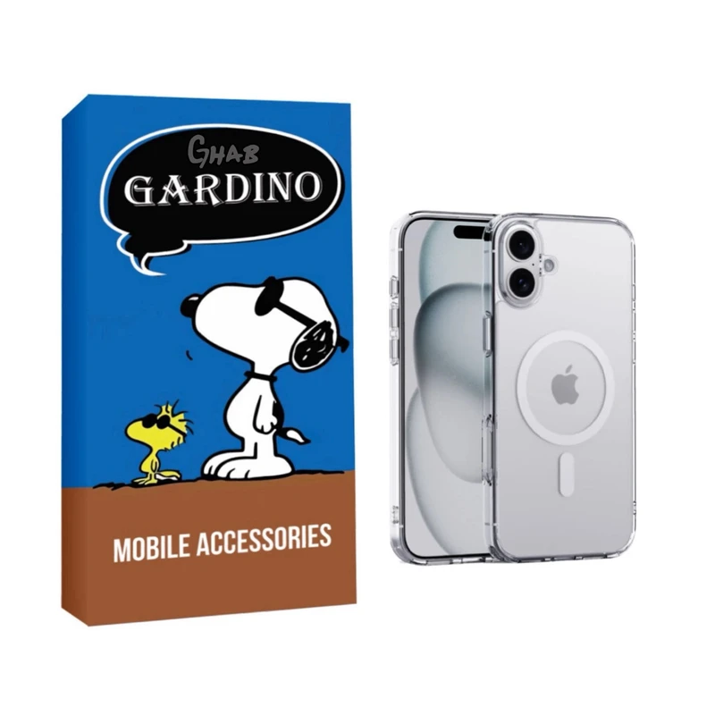 کاور قاب گاردینو مدل MAGCLEAR مناسب برای گوشی موبایل اپل IPHONE 16