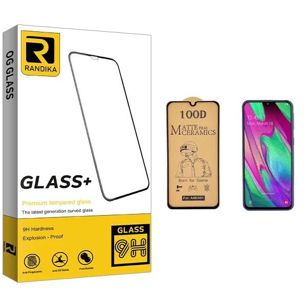 محافظ صفحه نمایش سرامیکی راندیکا مدل GLD مناسب برای گوشی موبایل سامسونگ Galaxy A40