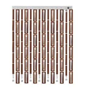 پرده آریا کریستال مدل آریا-1 سایز 70x220 سانتی متر