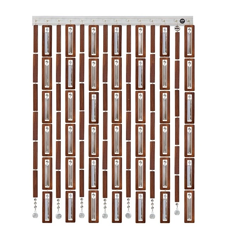 پرده آریا کریستال مدل چوبی سایز 70x250 سانتی متر