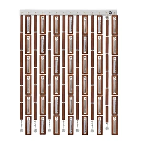 پرده آریا کریستال مدل چوبی سایز 70x300 سانتی متر