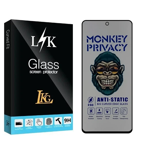 محافظ صفحه نمایش ال کا جی مدل MONPR-LK مناسب برای گوشی موبایل شیائومی Redmi Note 9 Pro