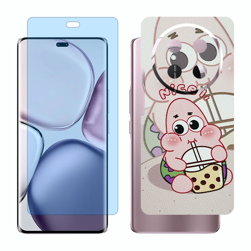 محافظ صفحه نمایش مات آنتی بلو گلس مدل Together مناسب برای گوشی موبایل آنر X9c به همراه برچسب پوششی