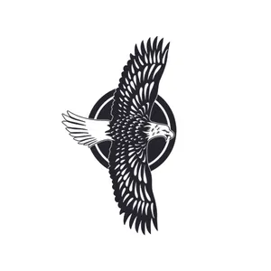 برچسب بدنه خودرو طرح عقاب بسته 4 عددی